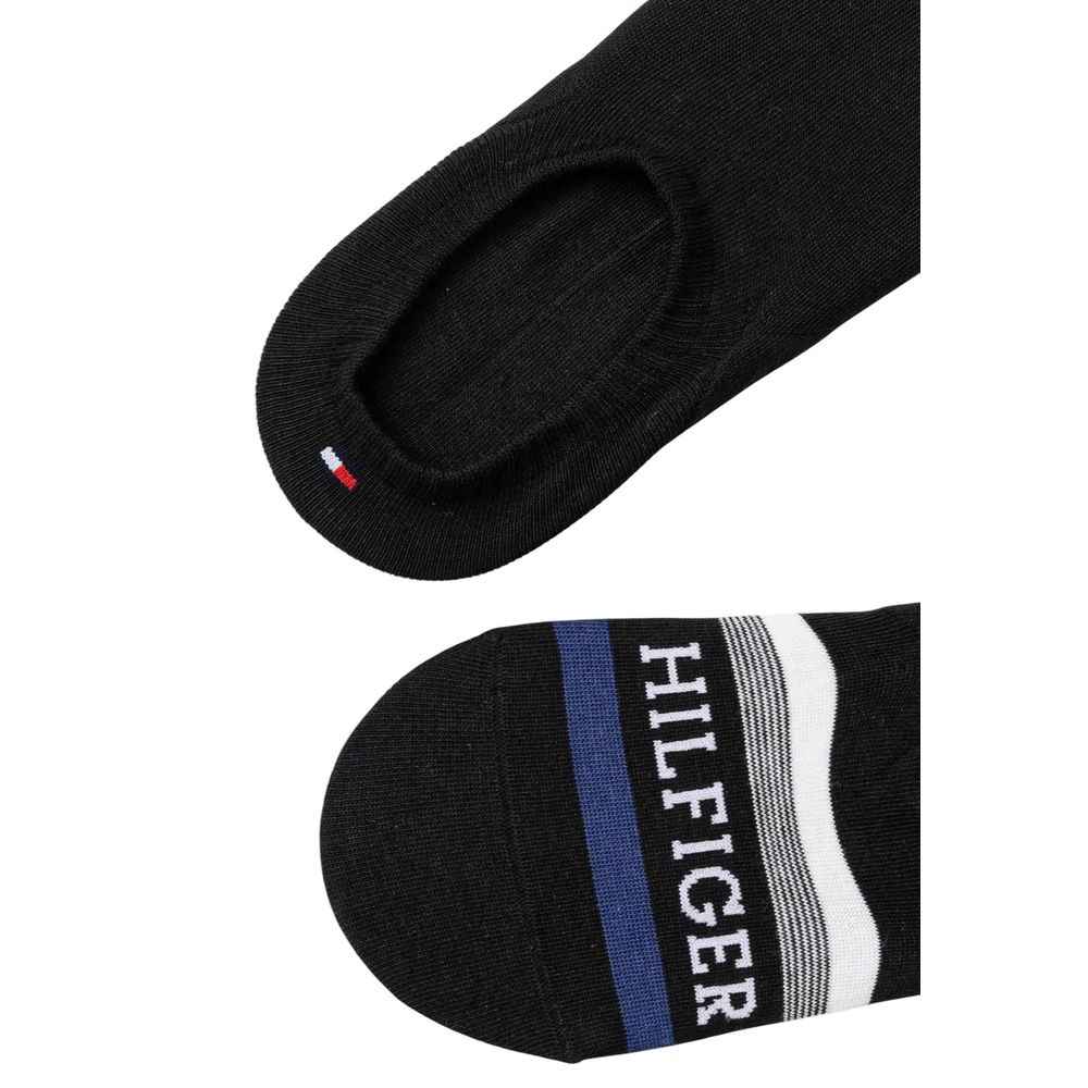 Tommy Hilfiger Black Cotton Sock