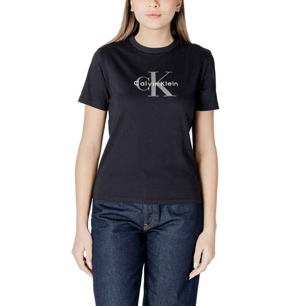 Calvin Klein Jeans Black Cotton T-Shirt