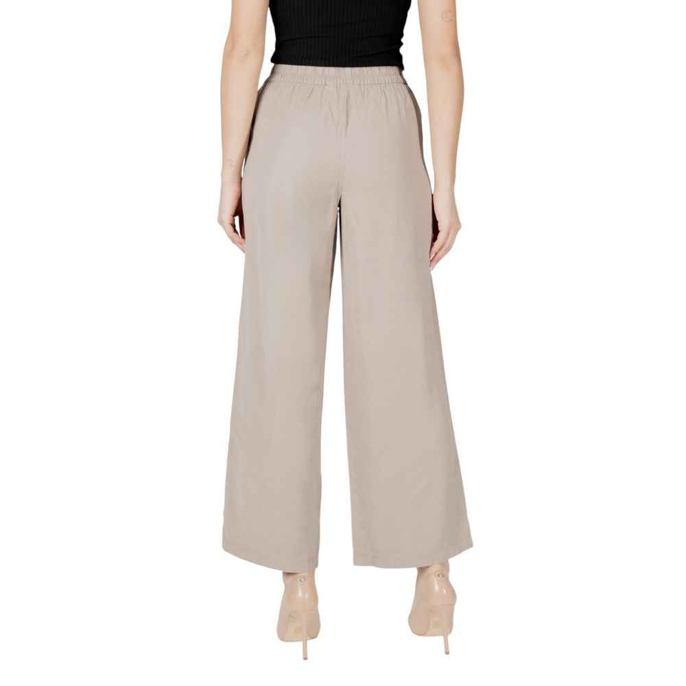 Only Beige Viscose Pant