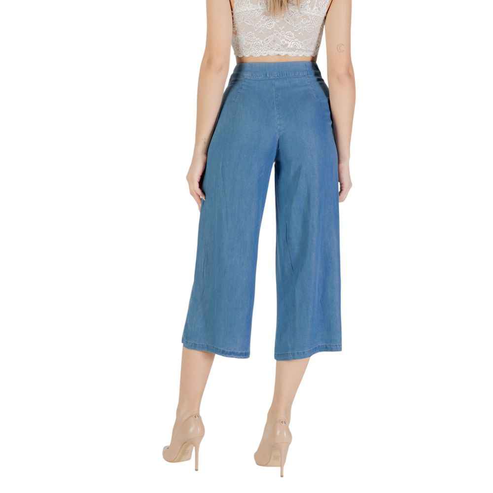 Only Blue Lyocell Cropped Pant