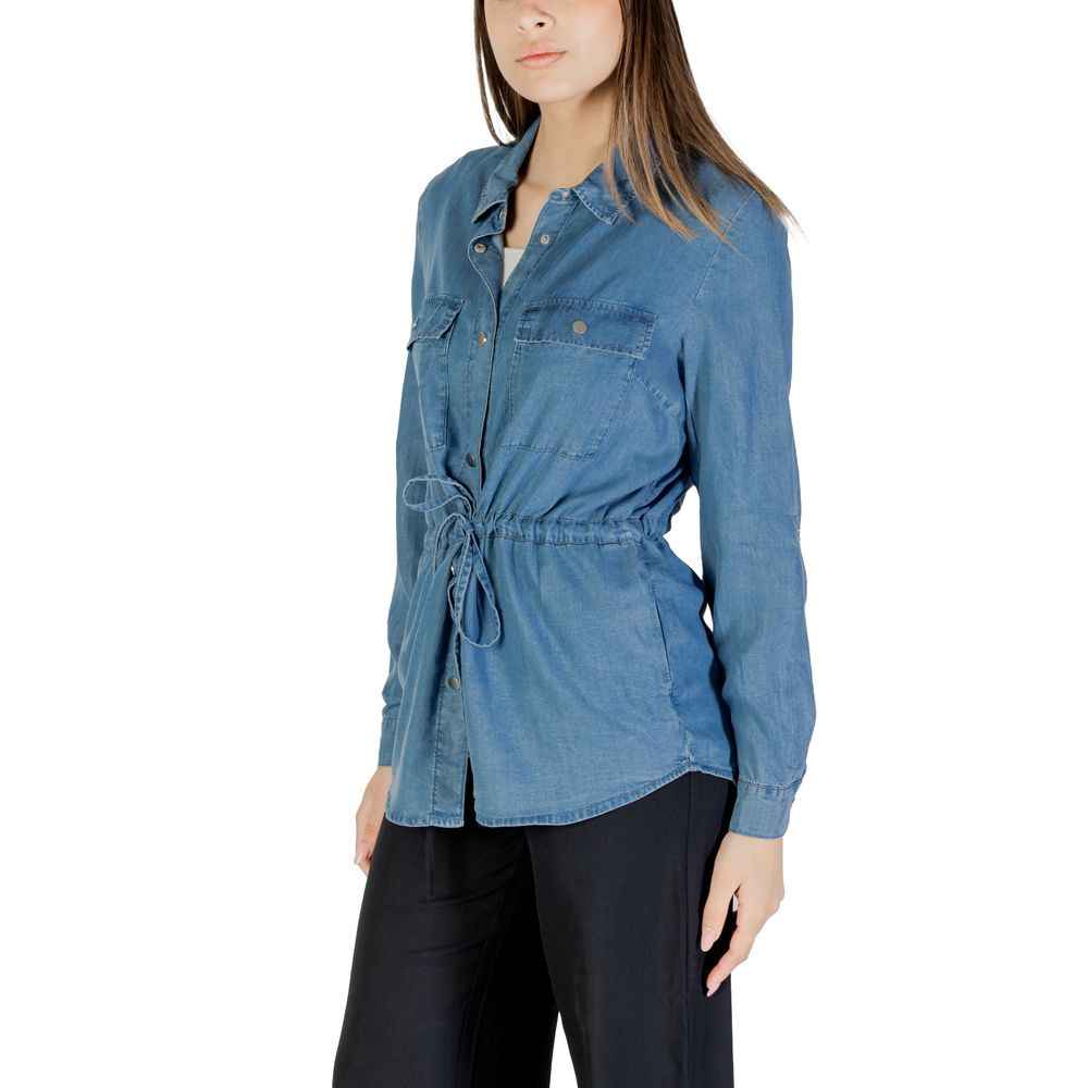 Only Blue Tencel Shirt
