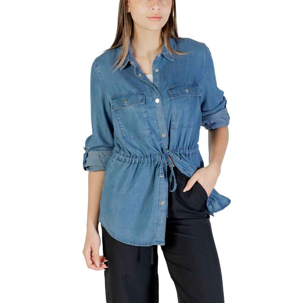 Only Blue Tencel Shirt