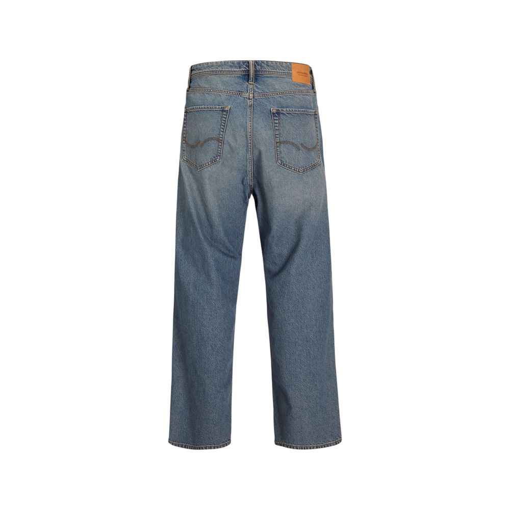 Jack Jones Blue Cotton Relaxed Fit Jean