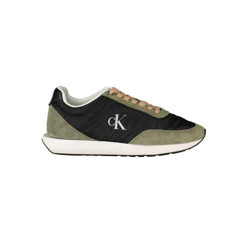 Calvin Klein Black Leather Women Sneaker