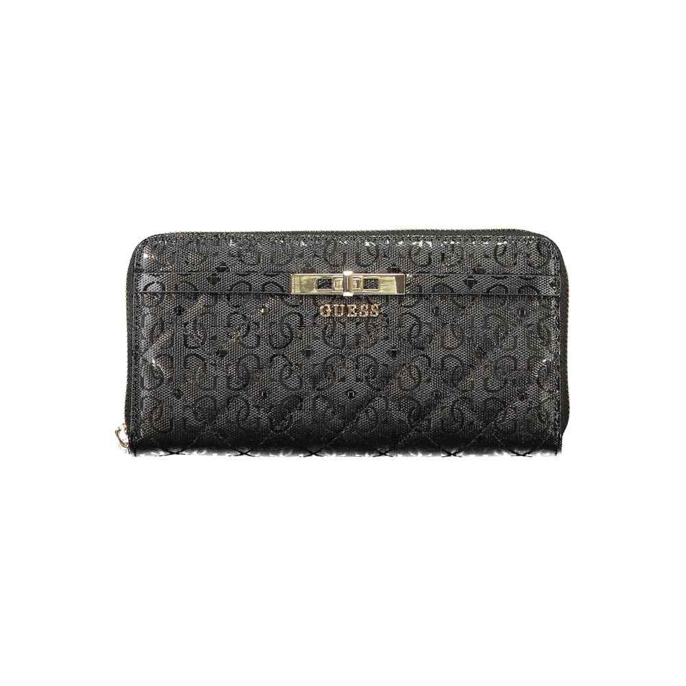 Guess Jeans Black Polyethylene Women Wallet
