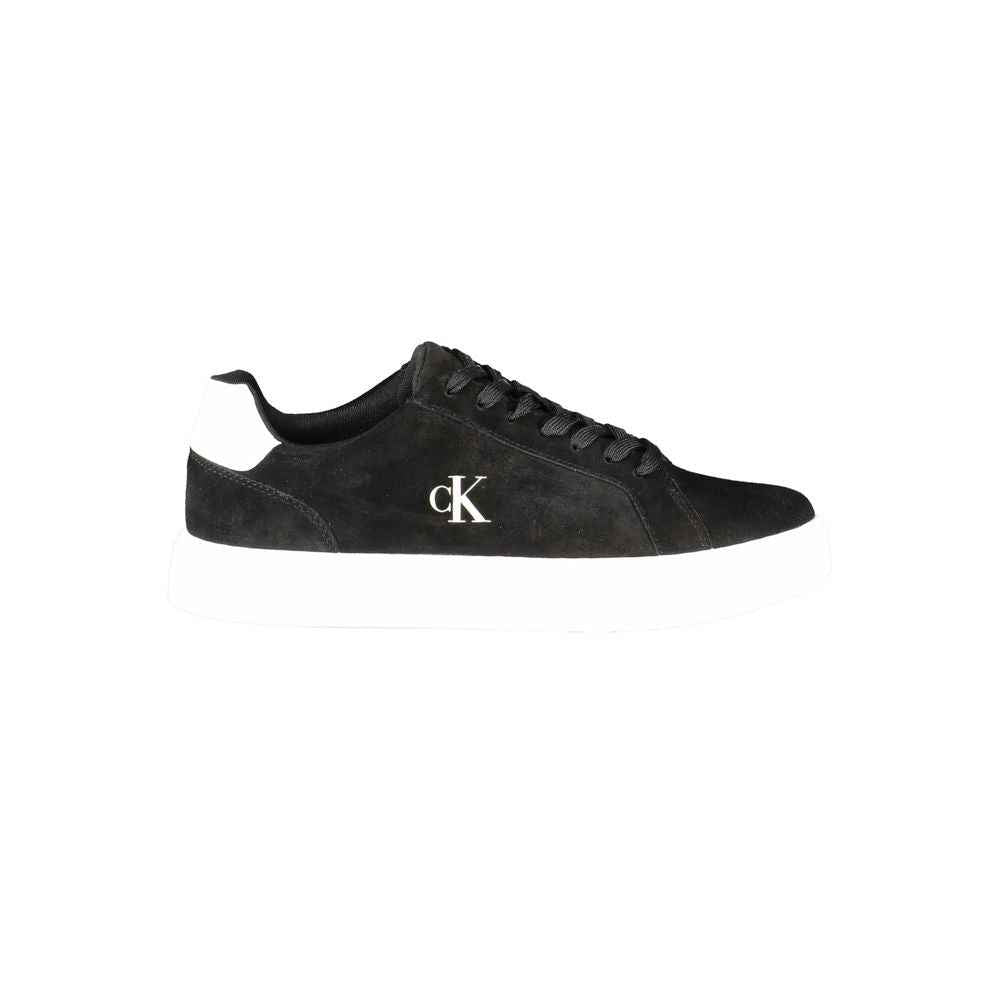Calvin Klein Black Leather Men Sneaker