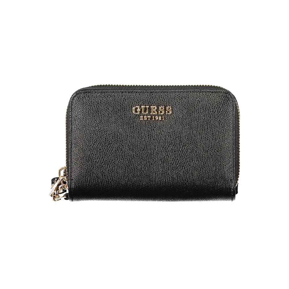 Guess Jeans Black Polyethylene Women Wallet