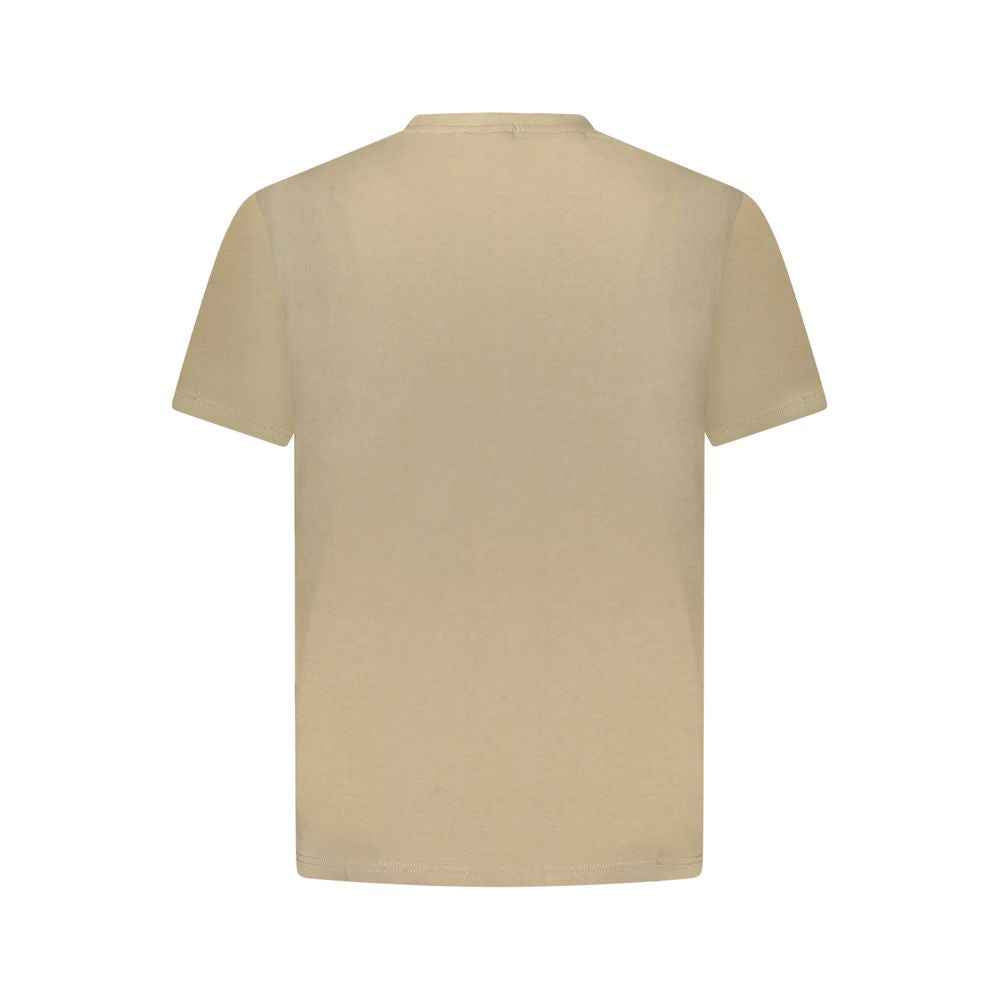 Napapijri Brown Cotton Men T-Shirt