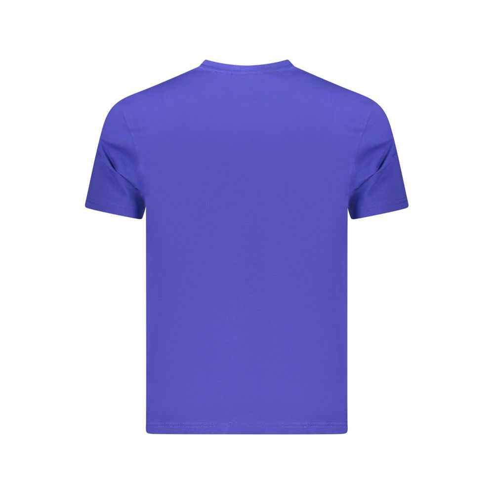 Napapijri Blue Cotton Men T-Shirt