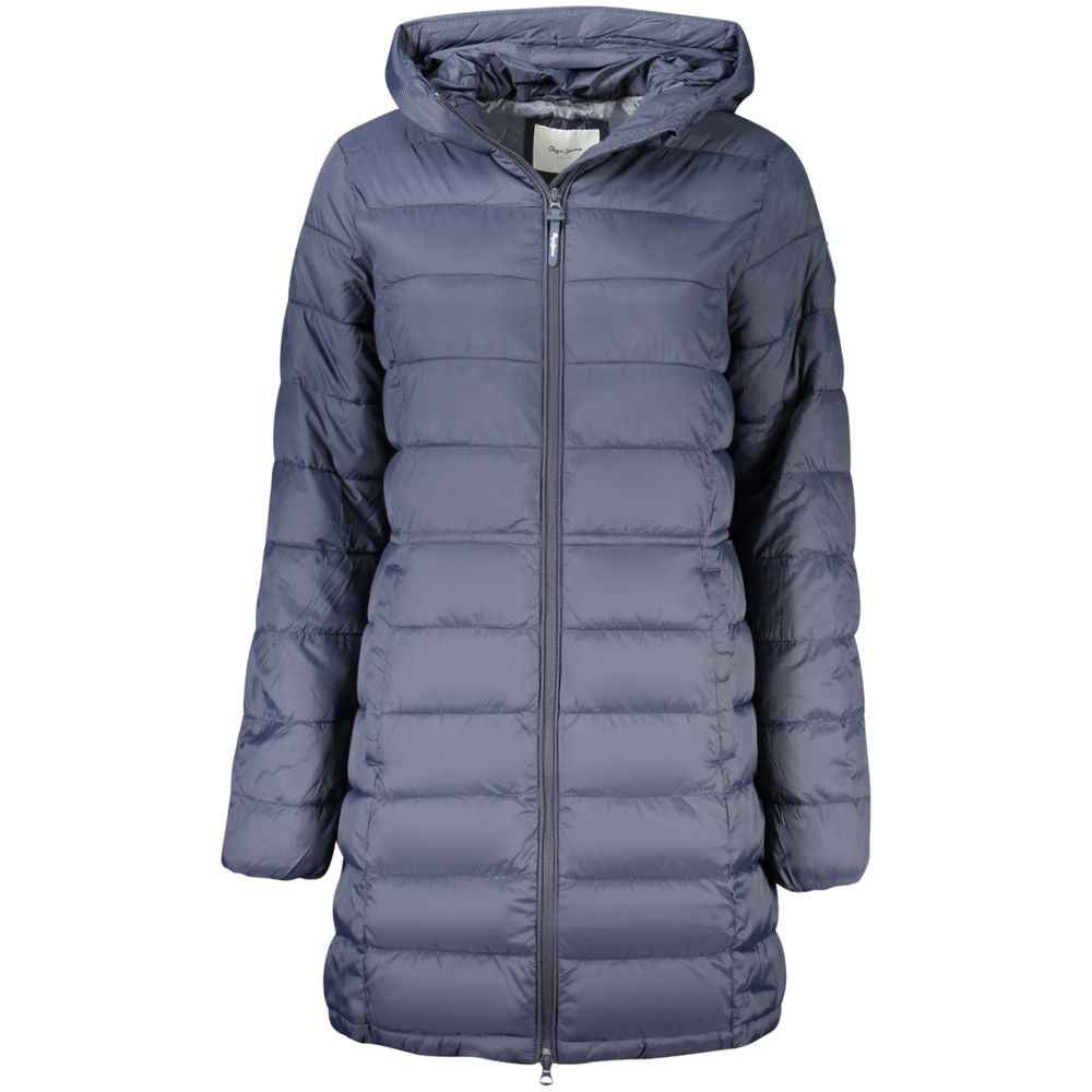 Pepe Jeans Blue Polyamide Women Jacket