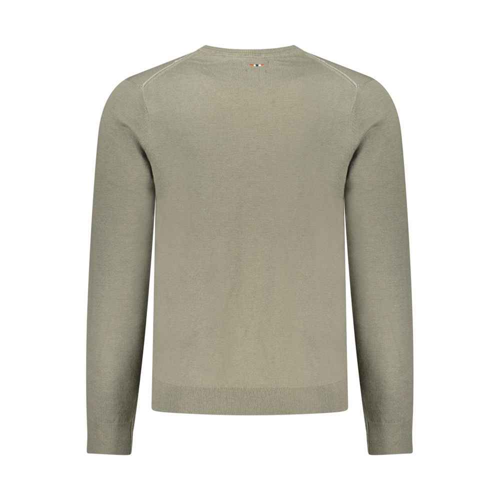 Napapijri Green Wool Men Sweater