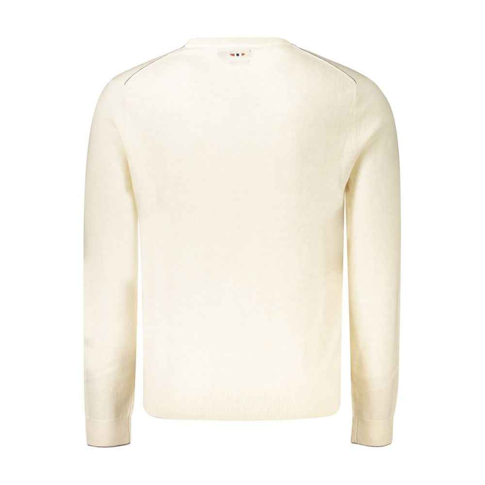 Napapijri White Wool Men Sweater