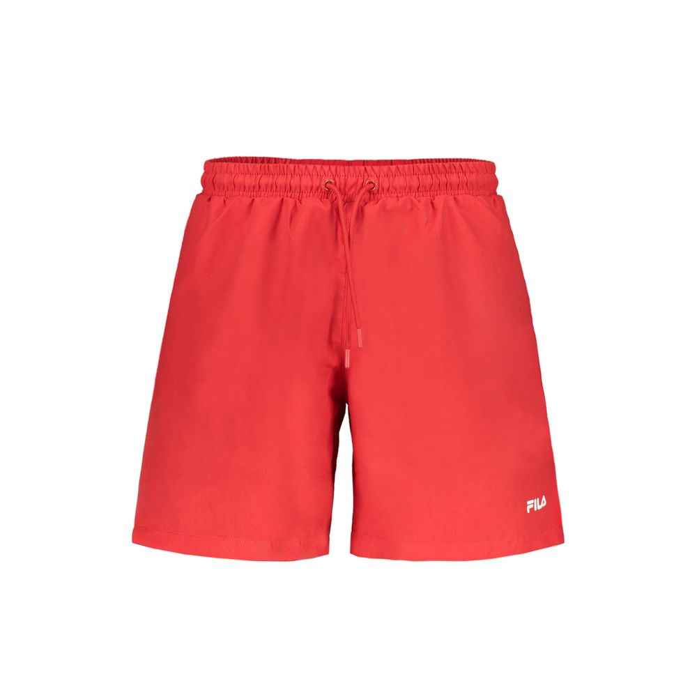 Fila Red Polyester Swimwear