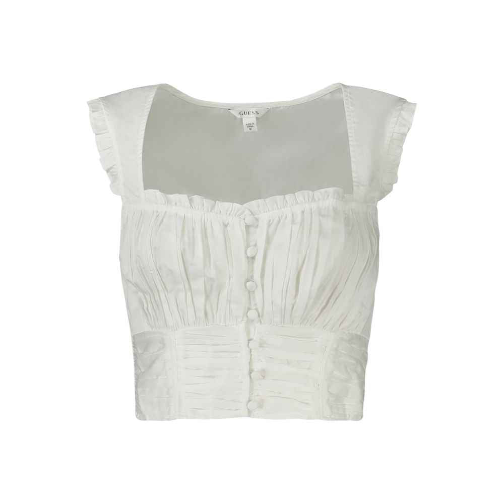 Guess Jeans White Cotton Shirt