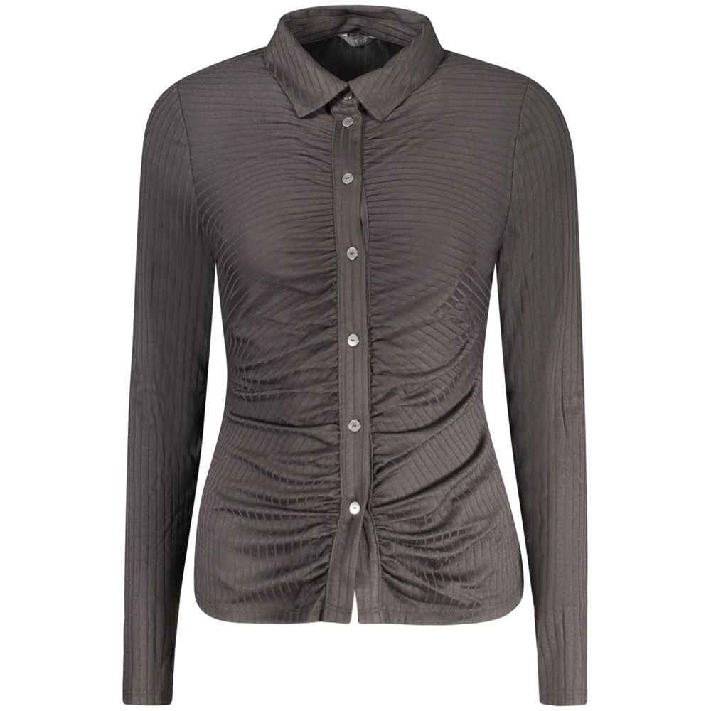 Guess Jeans Black Polyester Shirt