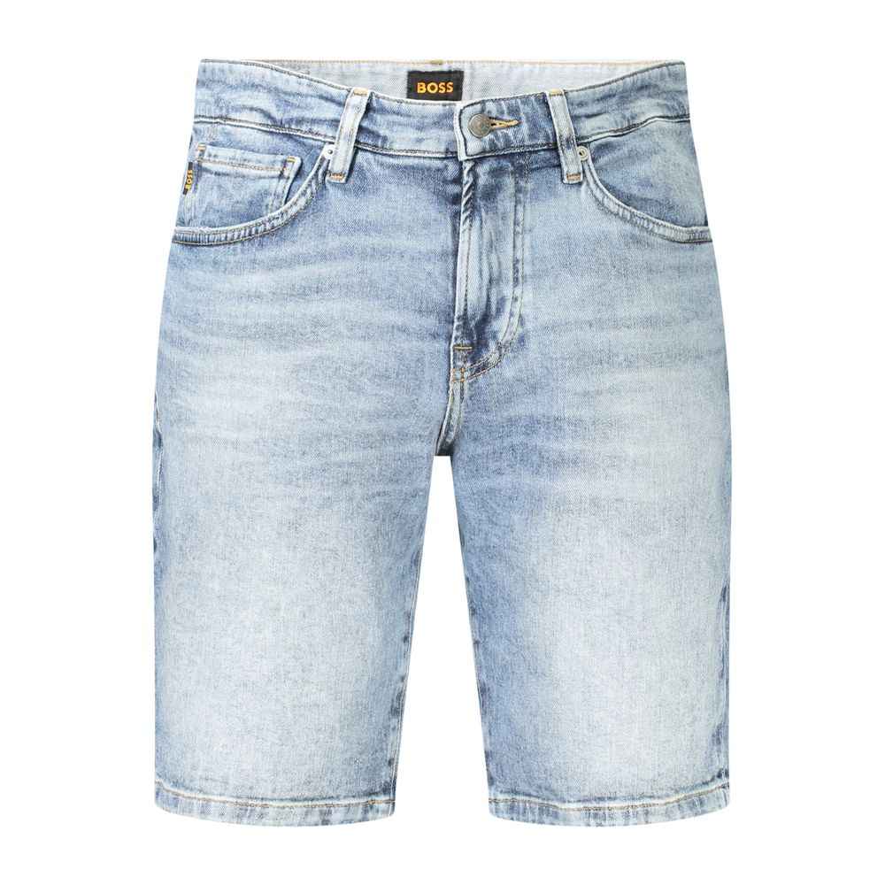 Hugo Boss Blue Cotton Short