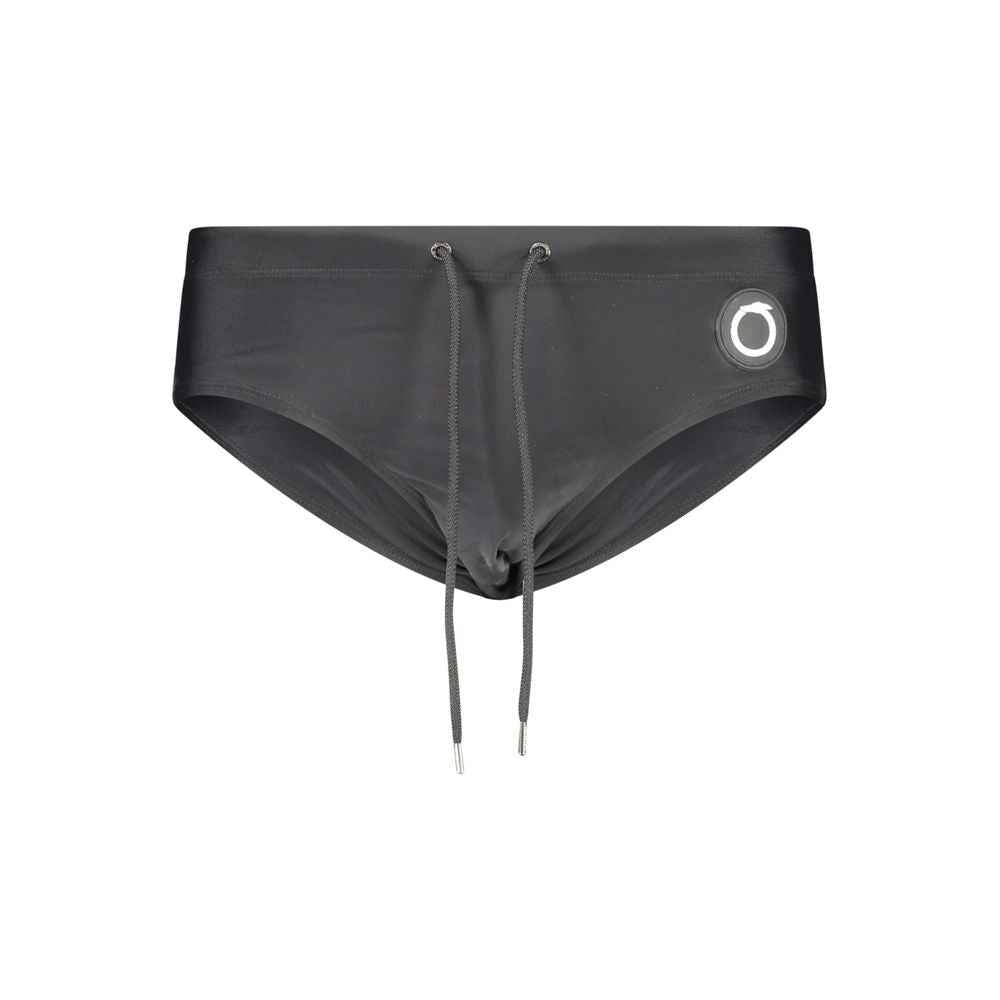 Trussardi Black Elastane Swimwear