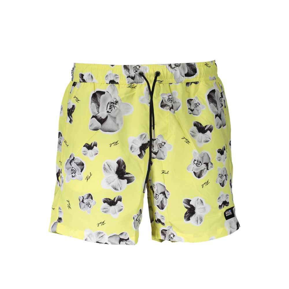 Karl Lagerfeld Yellow Polyester Swimwear