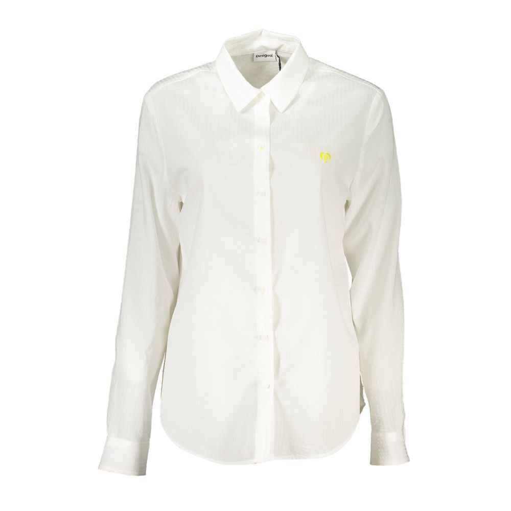 Desigual White Cotton Shirt