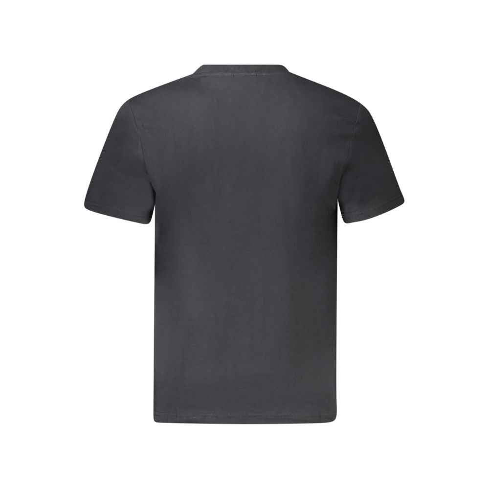 Napapijri Black Cotton Men T-Shirt