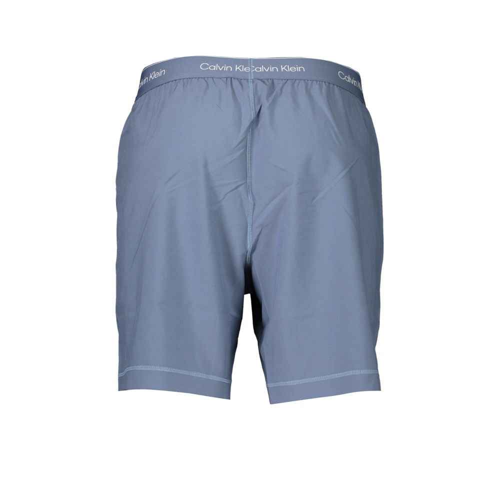 Calvin Klein Blue Polyester Pant