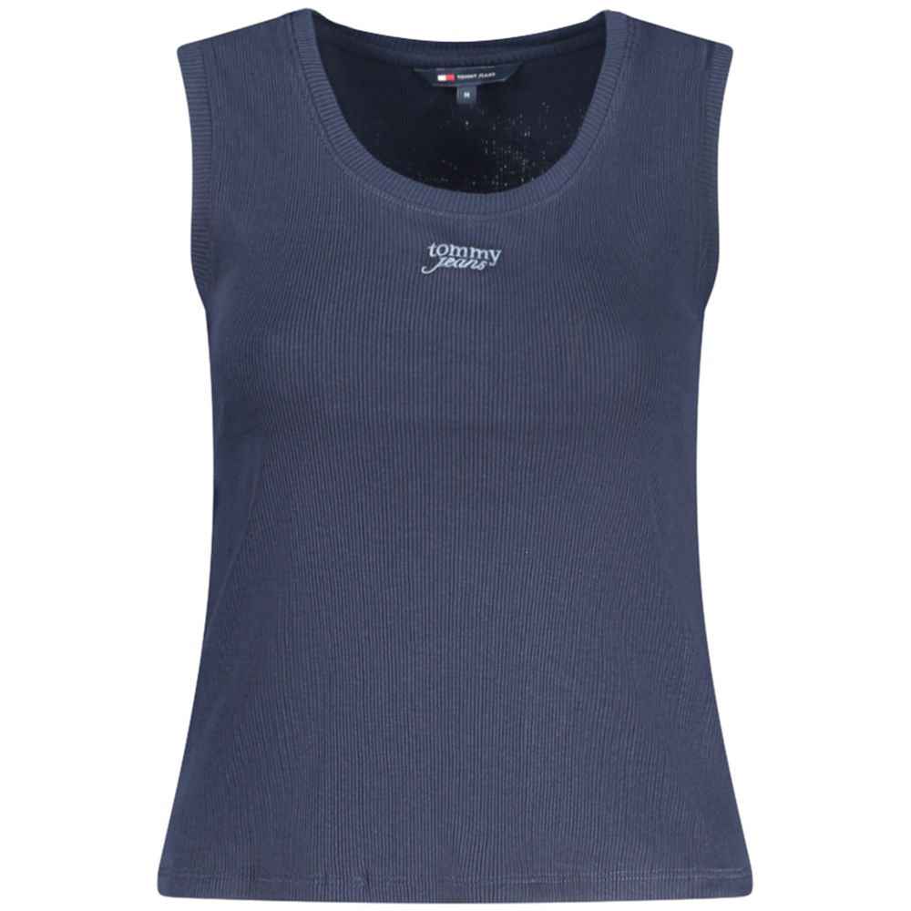 Tommy Hilfiger Blue Cotton Tank Top