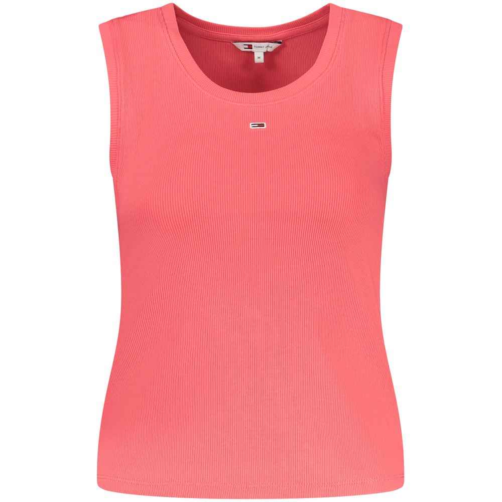 Tommy Hilfiger Pink Cotton Tank Top