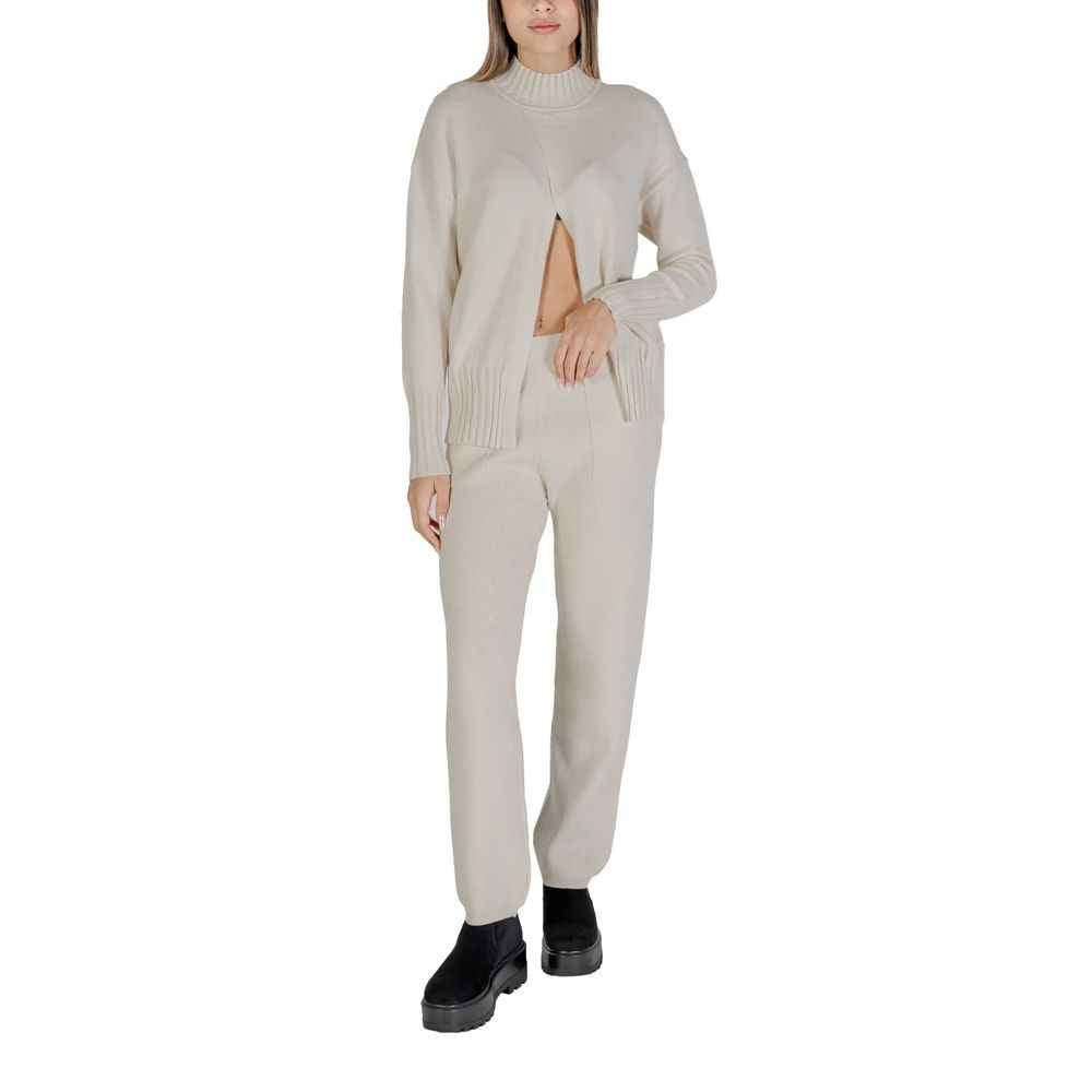 Cleré Beige Viscose Cardigan