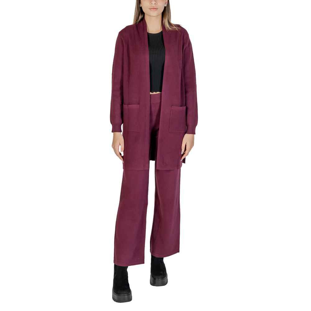 Cleré Purple Viscose Cardigan