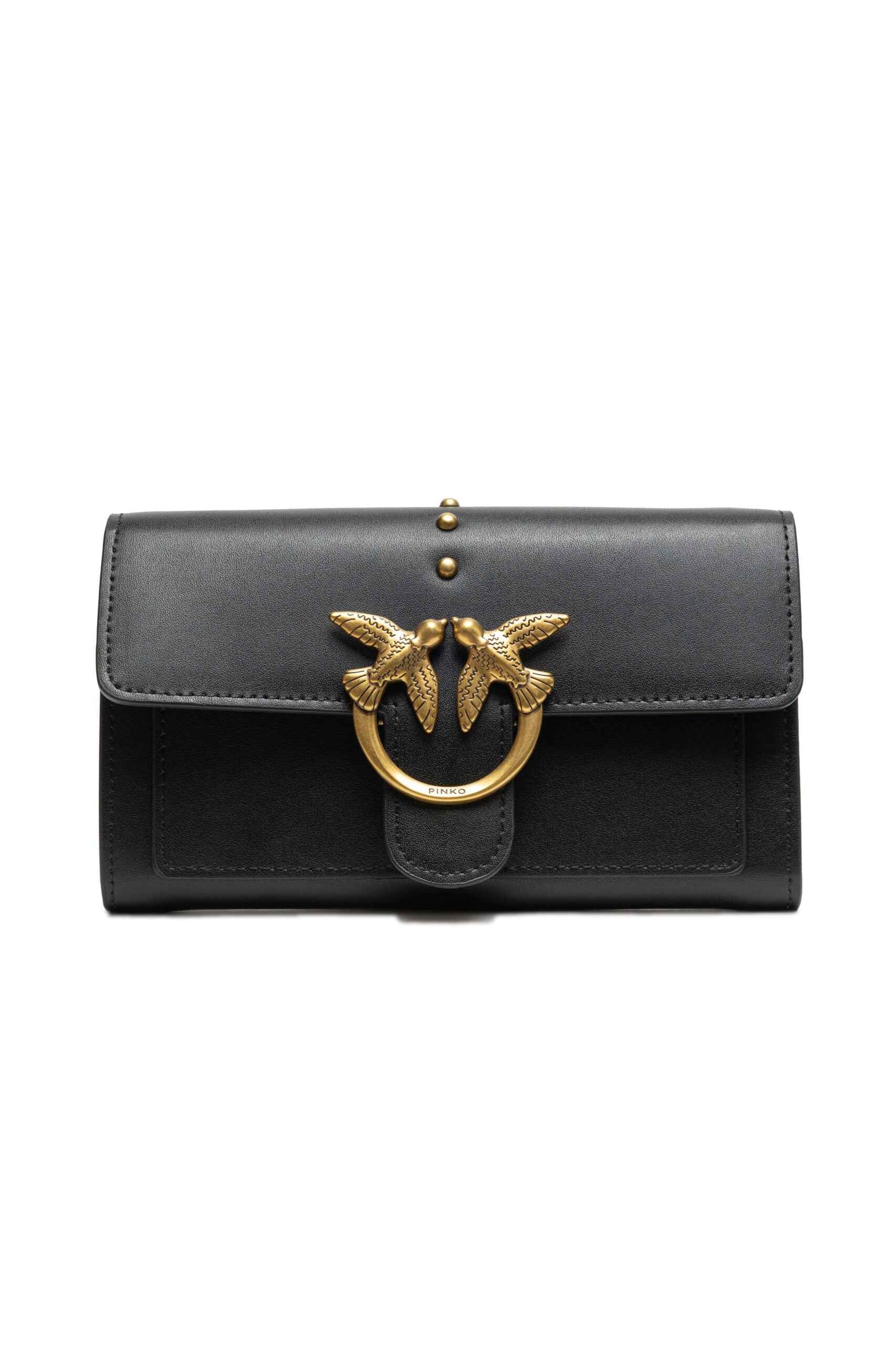 PINKO Black Mini Love Bag One Simply