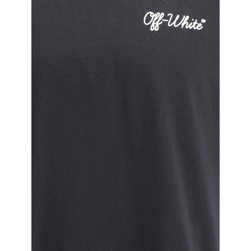 Off-White Black Cotton T-Shirt