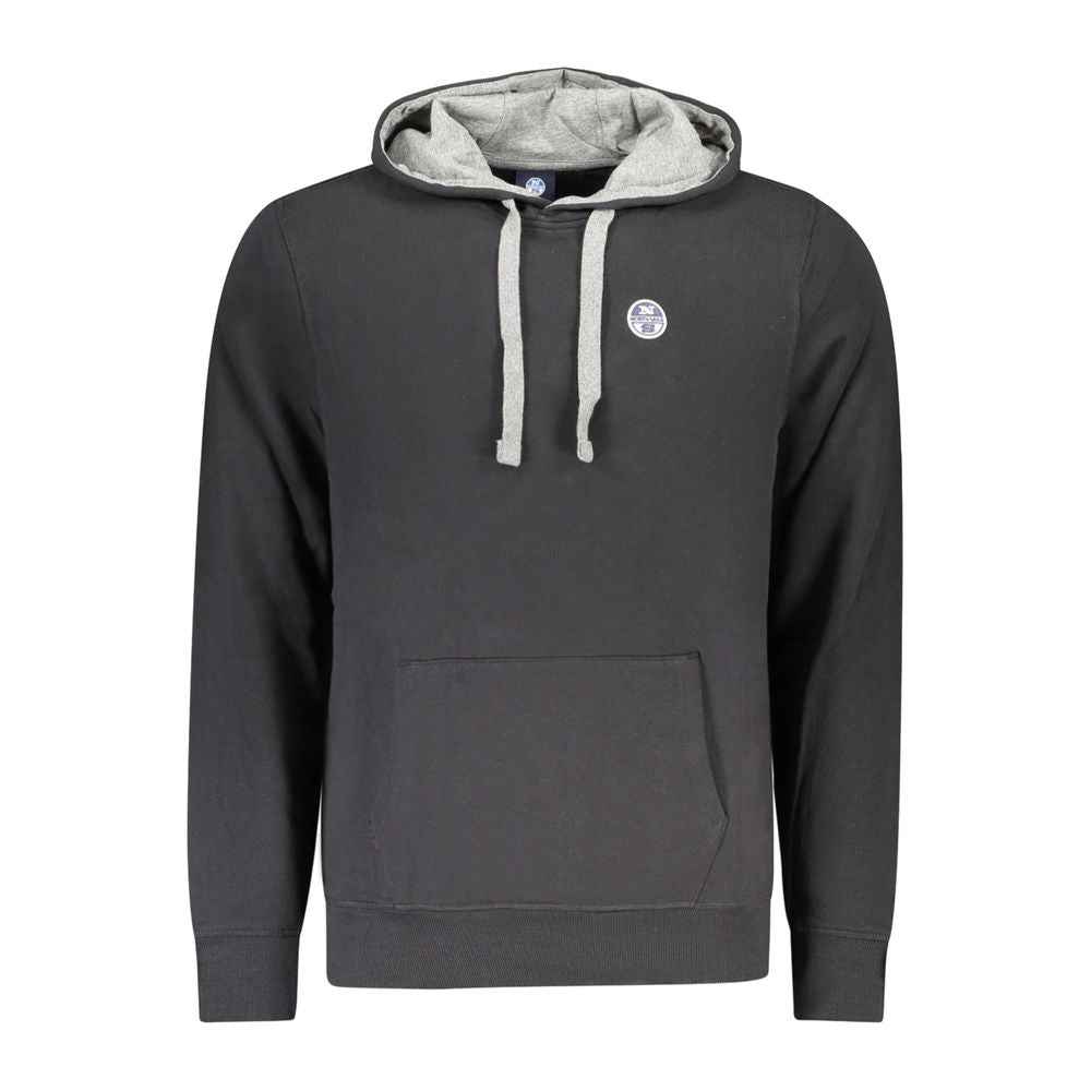 North Sails Black Cotton Sweatshirt