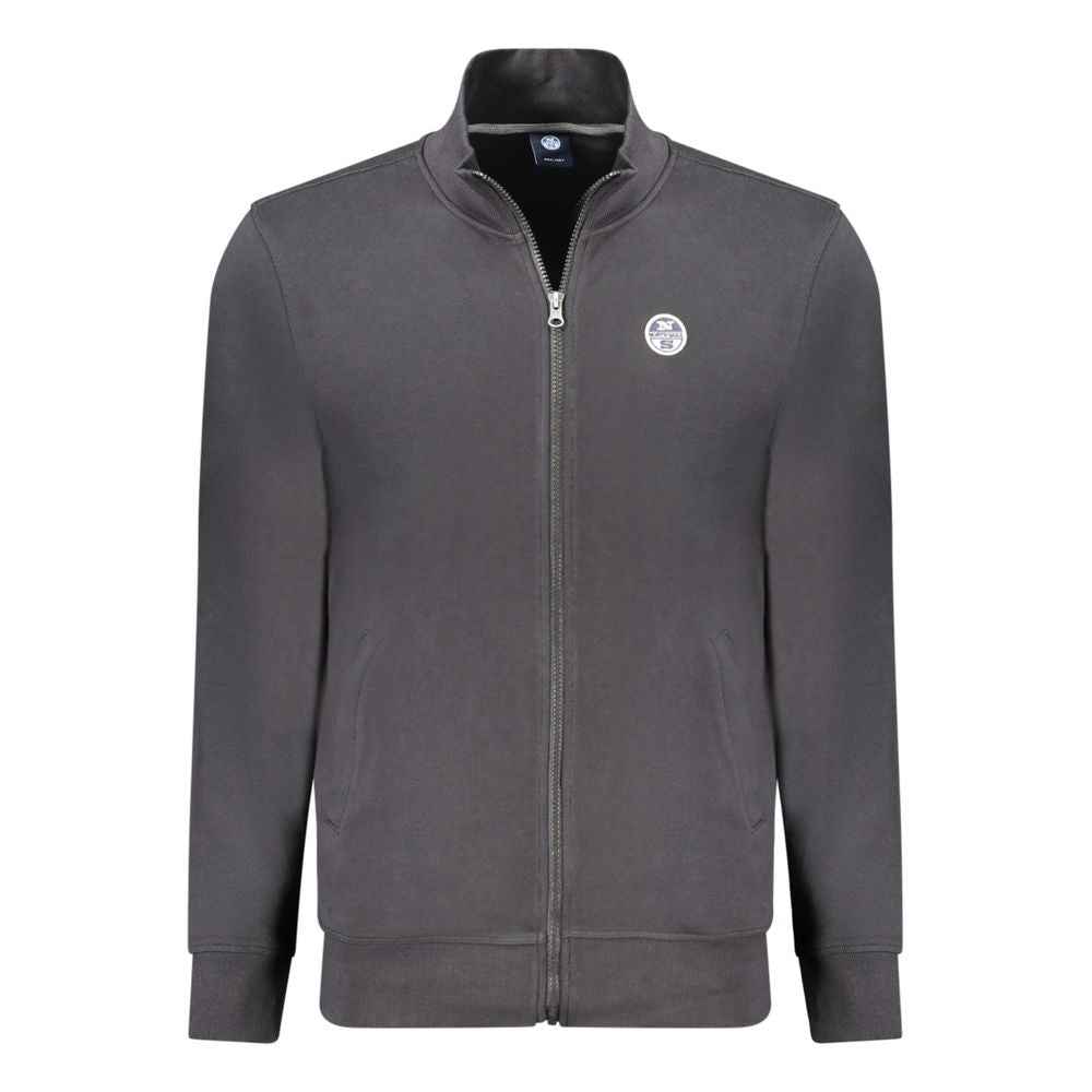 North Sails Black Cotton Sweatshirt