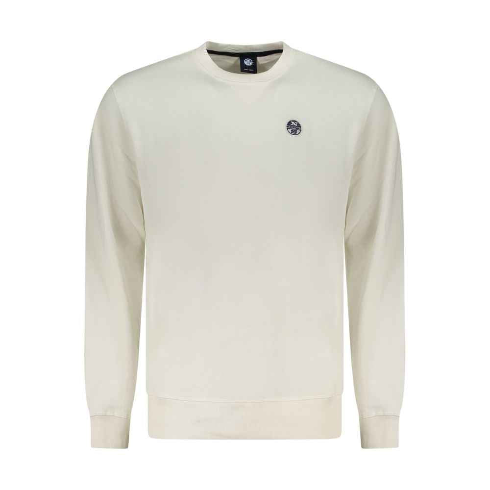 North Sails White Cotton Sweatshirt