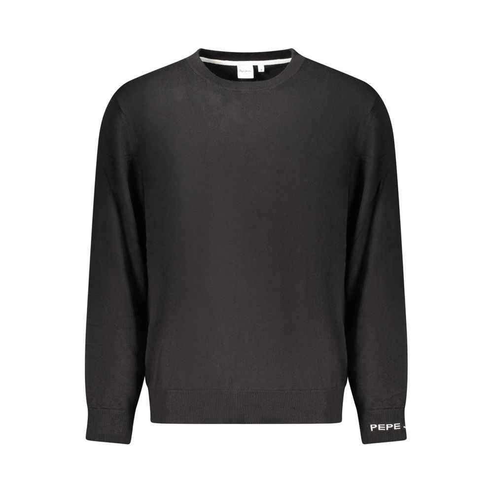 Pepe Jeans Black Cotton Sweater