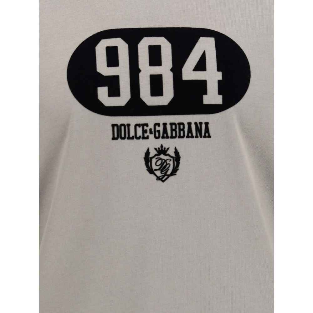 Dolce & Gabbana Cotton T-Shirt with raised front logo