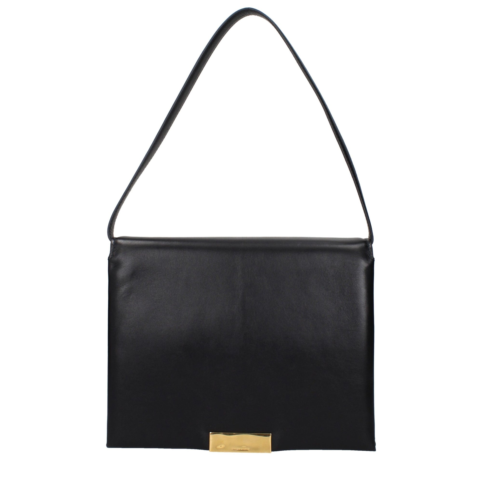 Jil Sander Black Leather Shoulder Bag