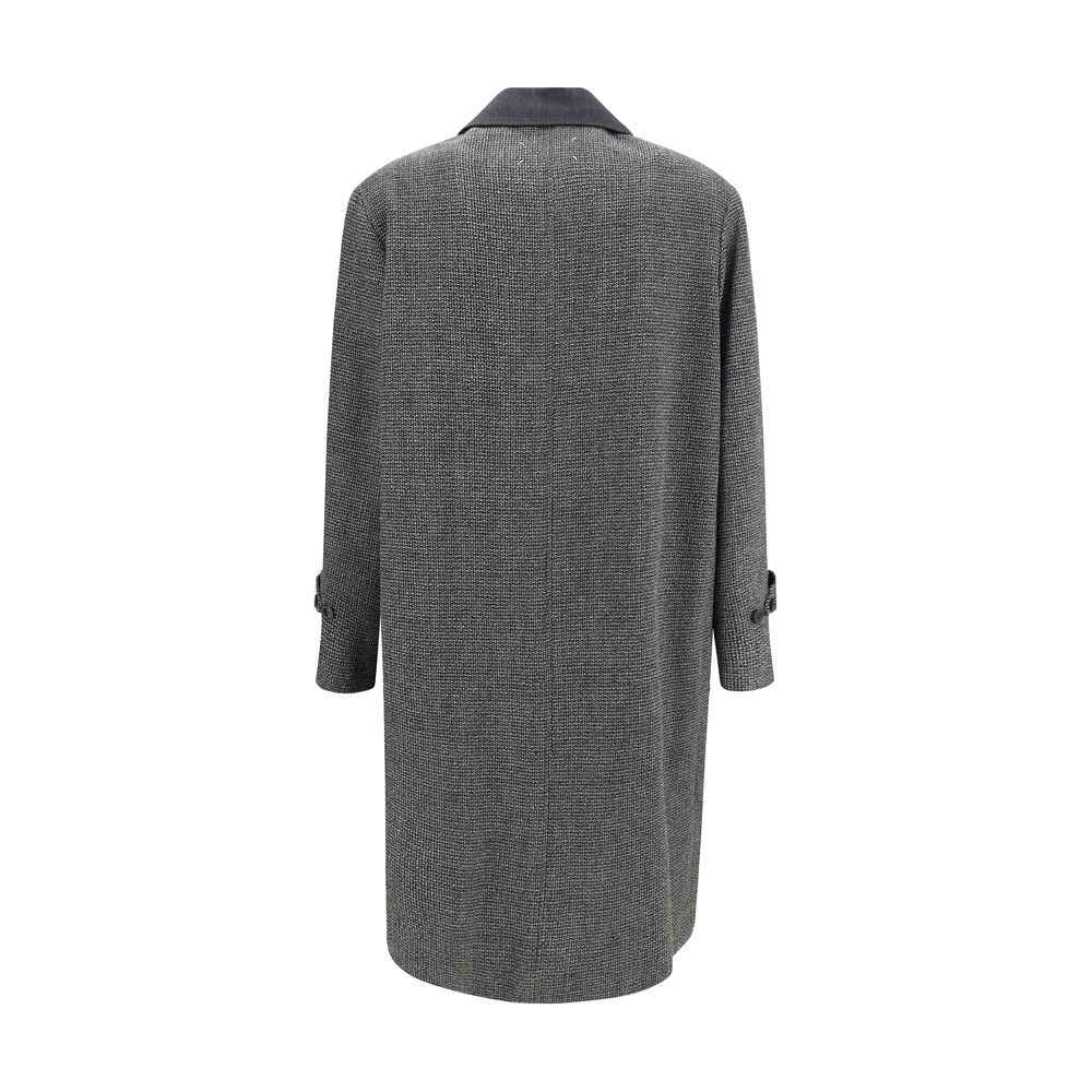 Margiela Single-breasted coat in virgin wool blend