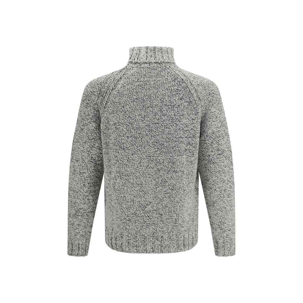 ZEGNA Cashmere and Wool Turtleneck Sweater
