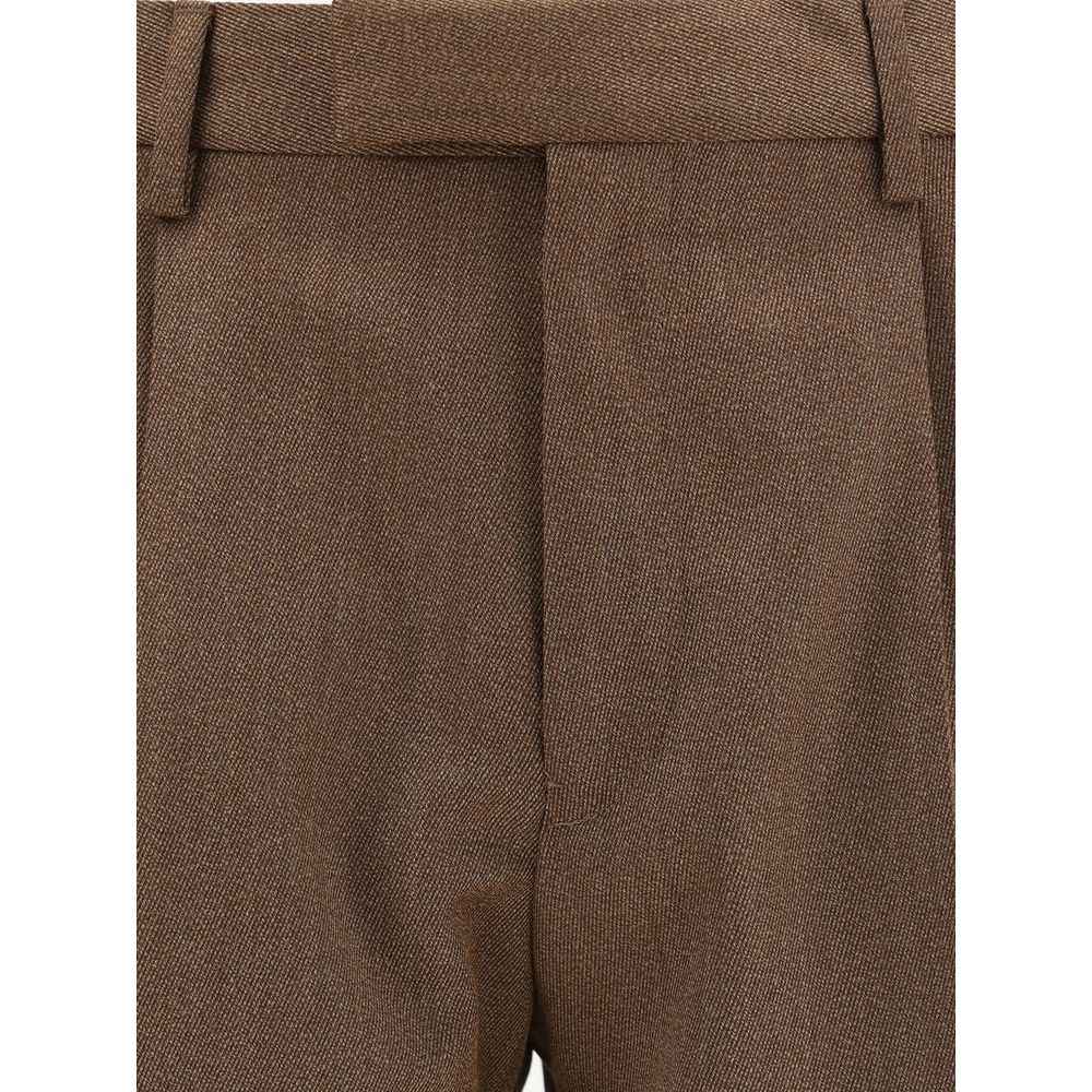 ZEGNA Brown Wool Dress Pants
