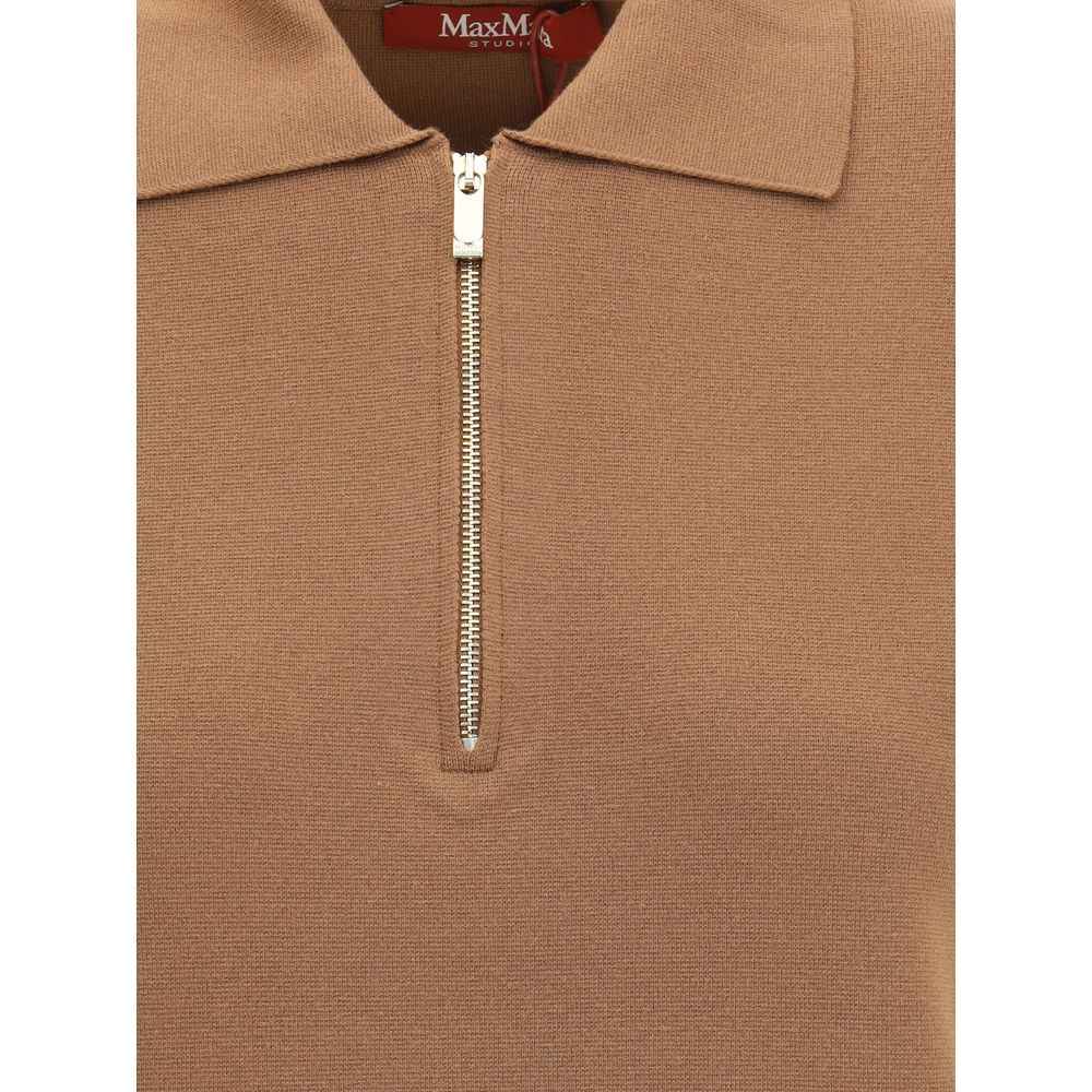 Max Mara Teti Zip Polo Shirt