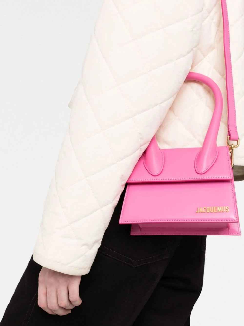 Jacquemus Pink Le Chiquito Moyen Bag