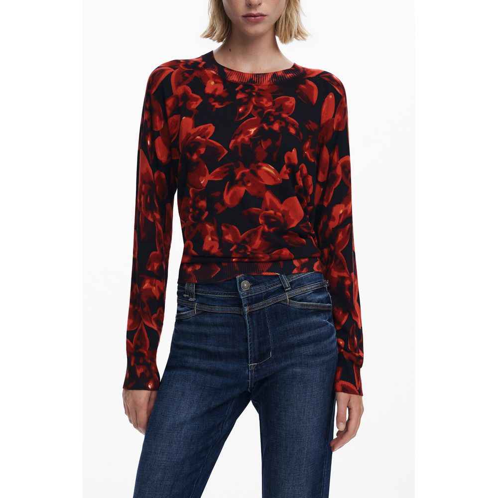 Desigual Black Viscose Women Sweater