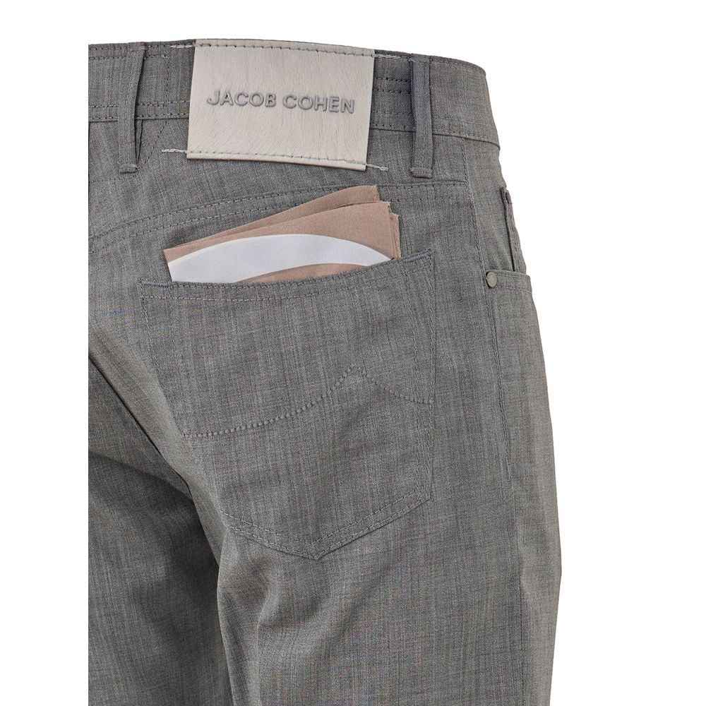 Jacob Cohen Gray Wool Pant