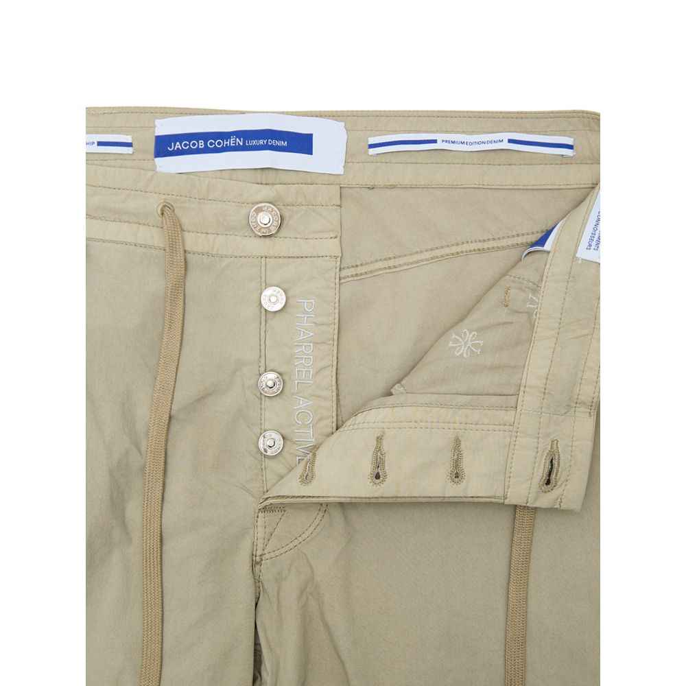 Jacob Cohen Beige Cotton Casual Pant