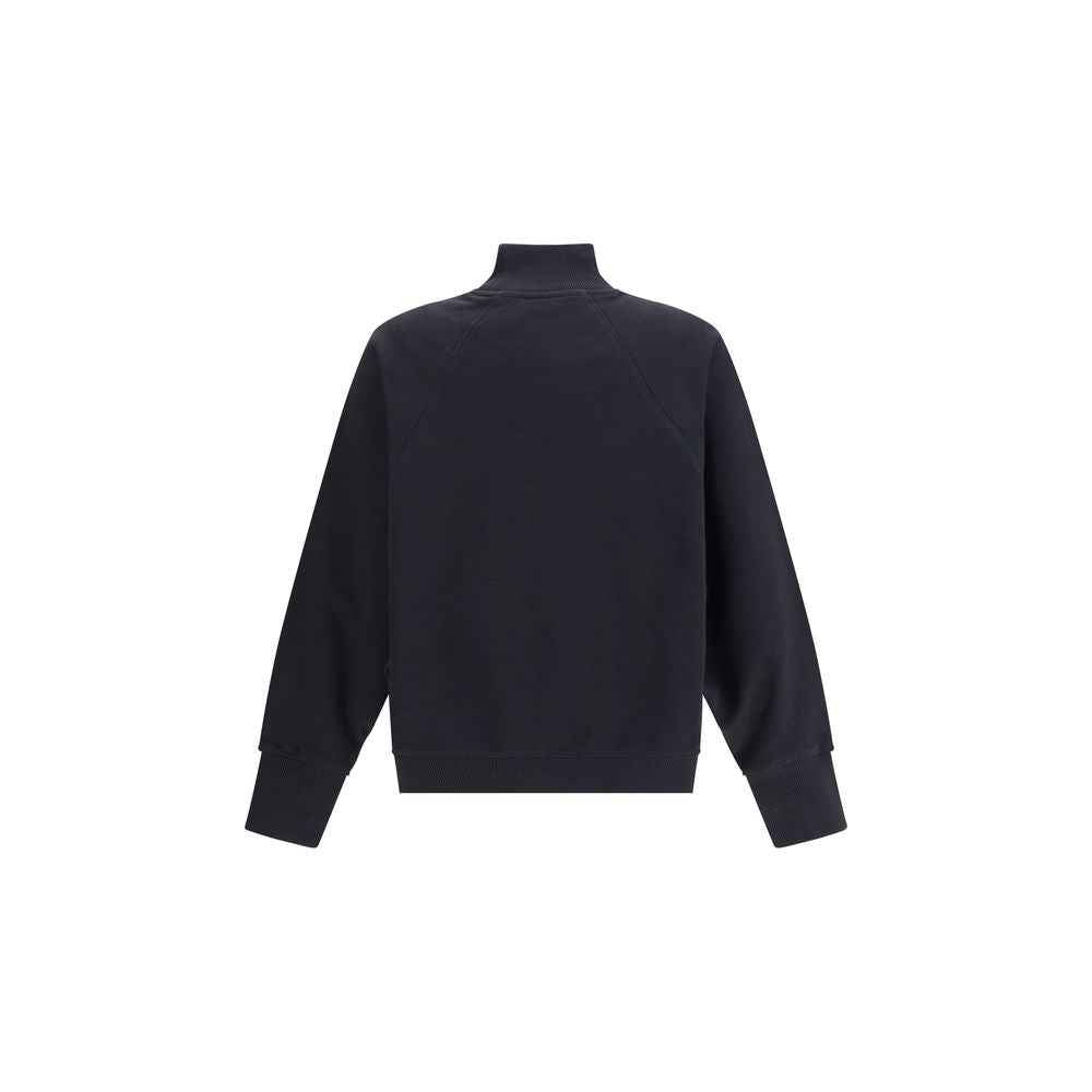 Balmain Leopard Print High-neck Sweatshirt