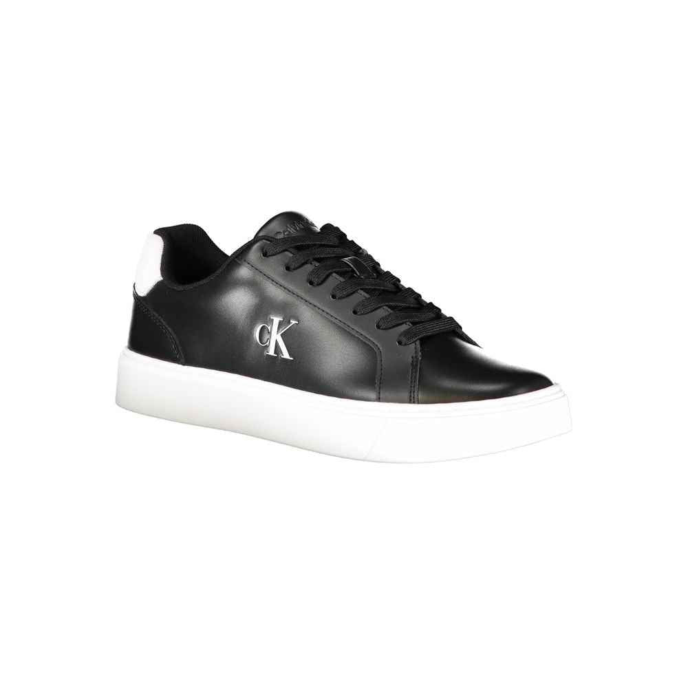 Calvin Klein Black Leather Men Sneaker