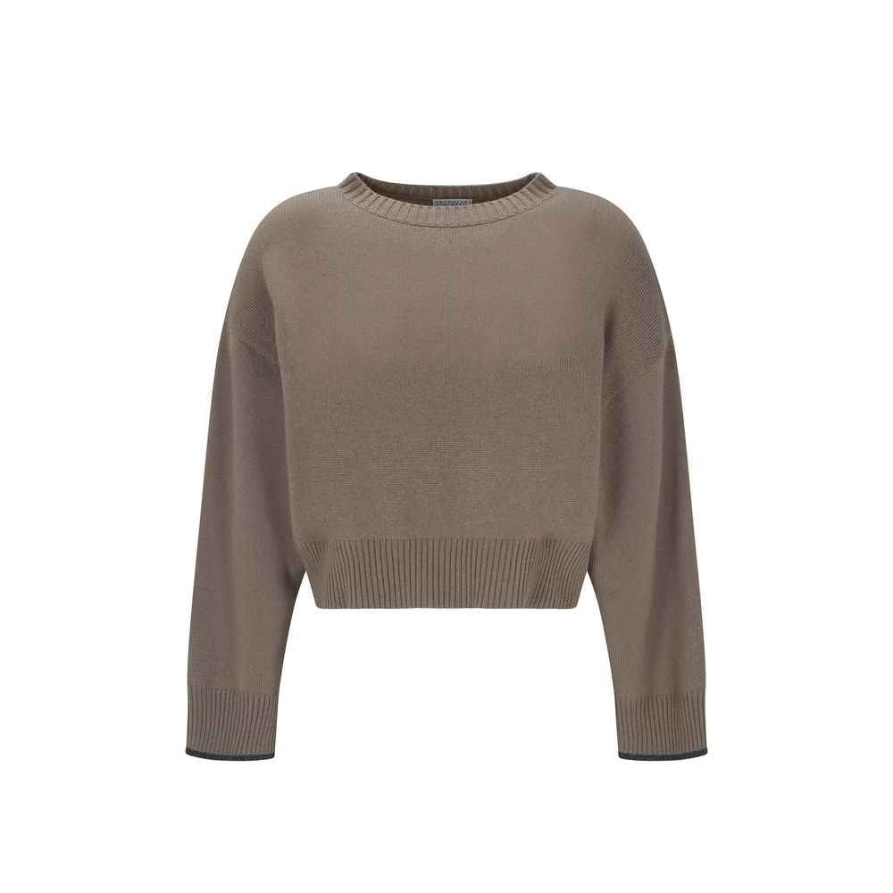 Brunello Cucinelli Beige Cashmere Cashmere Sweater