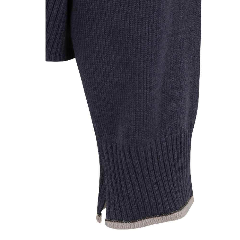 Brunello Cucinelli Blue Cashmere Cashmere Sweater