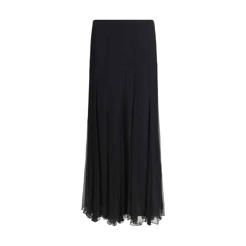 Chloé Silk Long Skirt